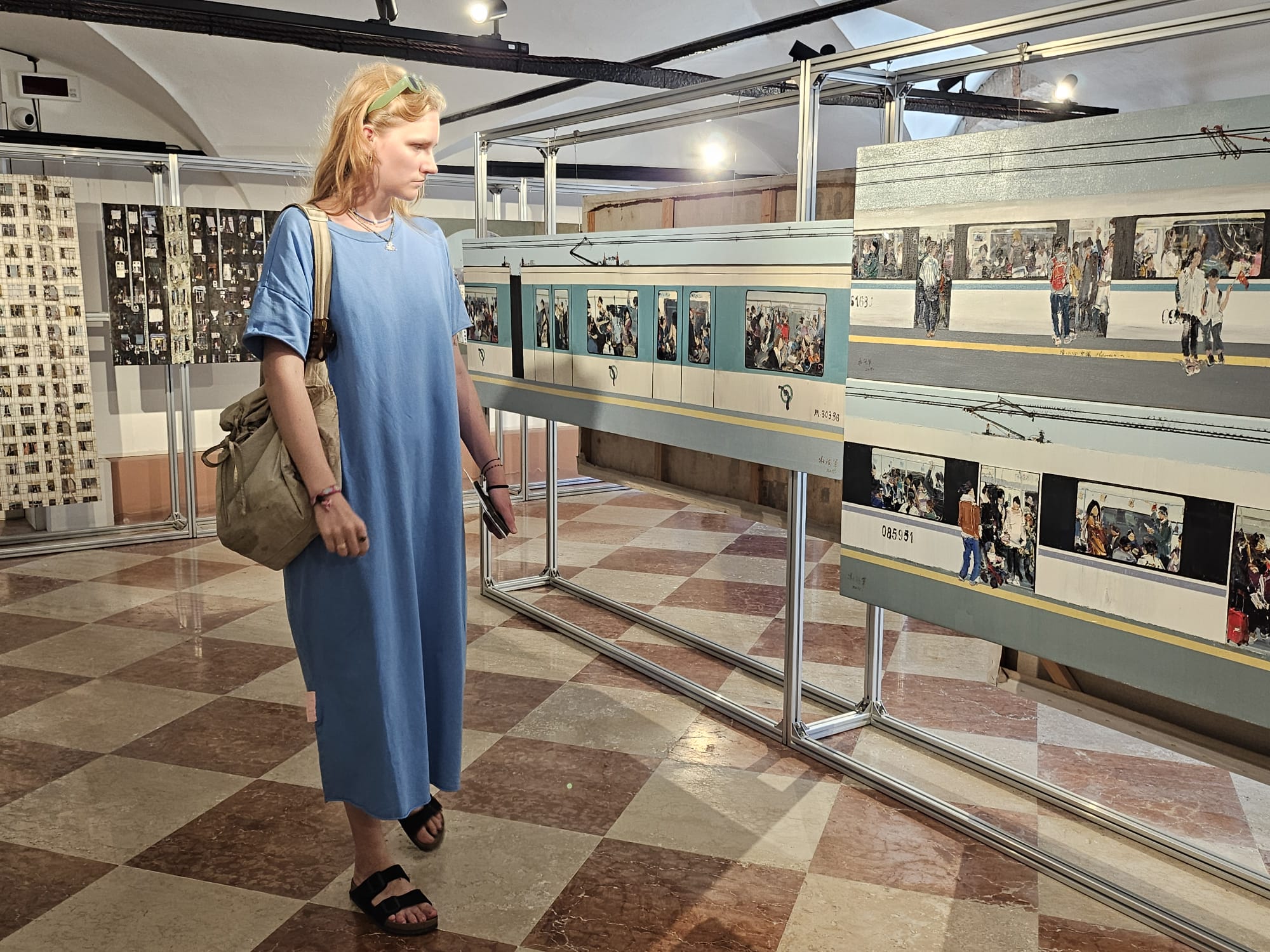 Artist-led exhibition installation